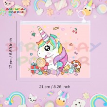 Transparent Pouch-Unicorn