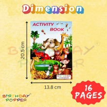 Activity Book-Jungle Theme Large