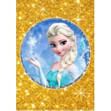 Frozen Elsa Golden Banner