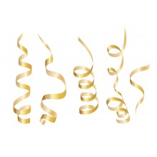 Curling Ribbon for Party Decoration (Golden)