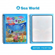 Magic Water Colouring Book - Aqua