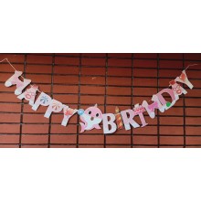 Baby Shark Banner Pink