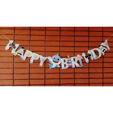 Baby Shark Banner Blue