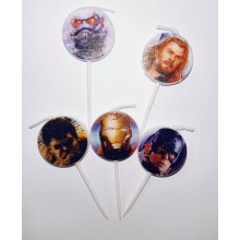 Avenger Superhero Candle Set of 5