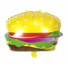 Burger Foil Balloon  (Set of 2)