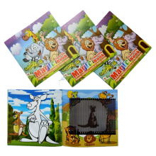 Animal Colouring and Moving Images Magic Book