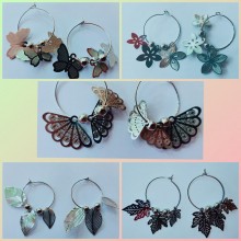 Fancy Earrings - Sliver